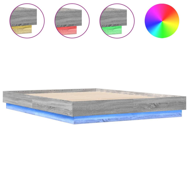 stradeXL Bed Frame with LED...