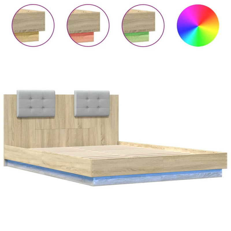 stradeXL Bed Frame with LED...