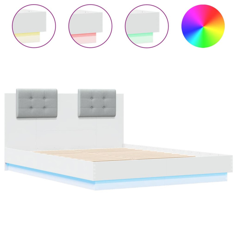 stradeXL Bed Frame with LED...