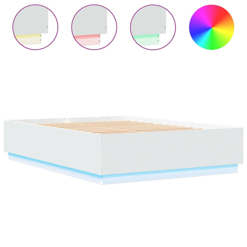 stradeXL Bed Frame with LED...