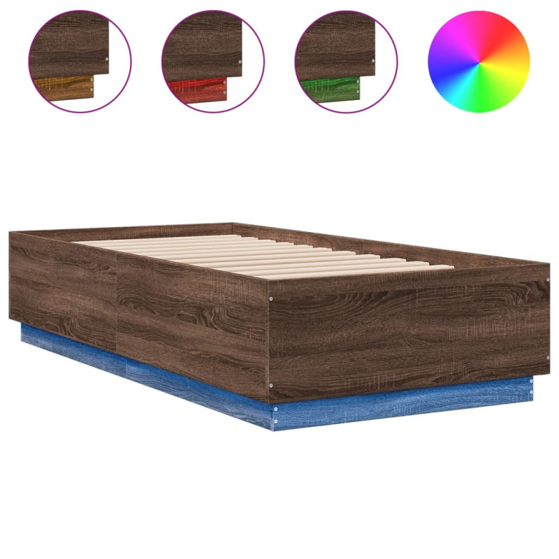 stradeXL Bed Frame with LED...