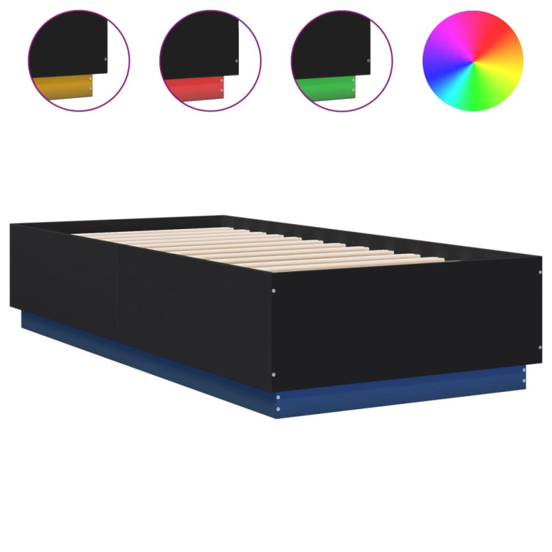 stradeXL Bed Frame with LED...