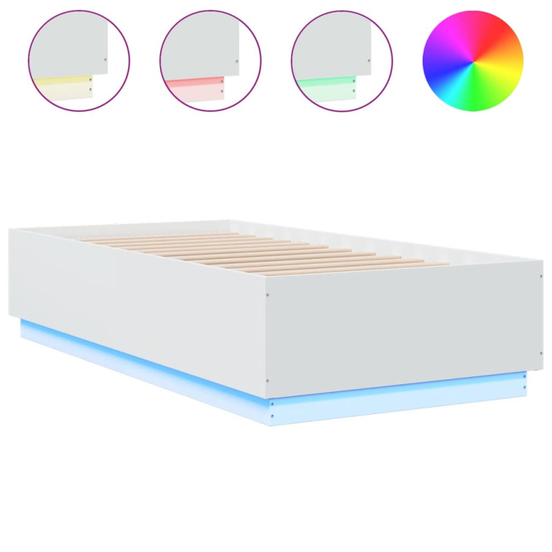 stradeXL Bed Frame with LED...