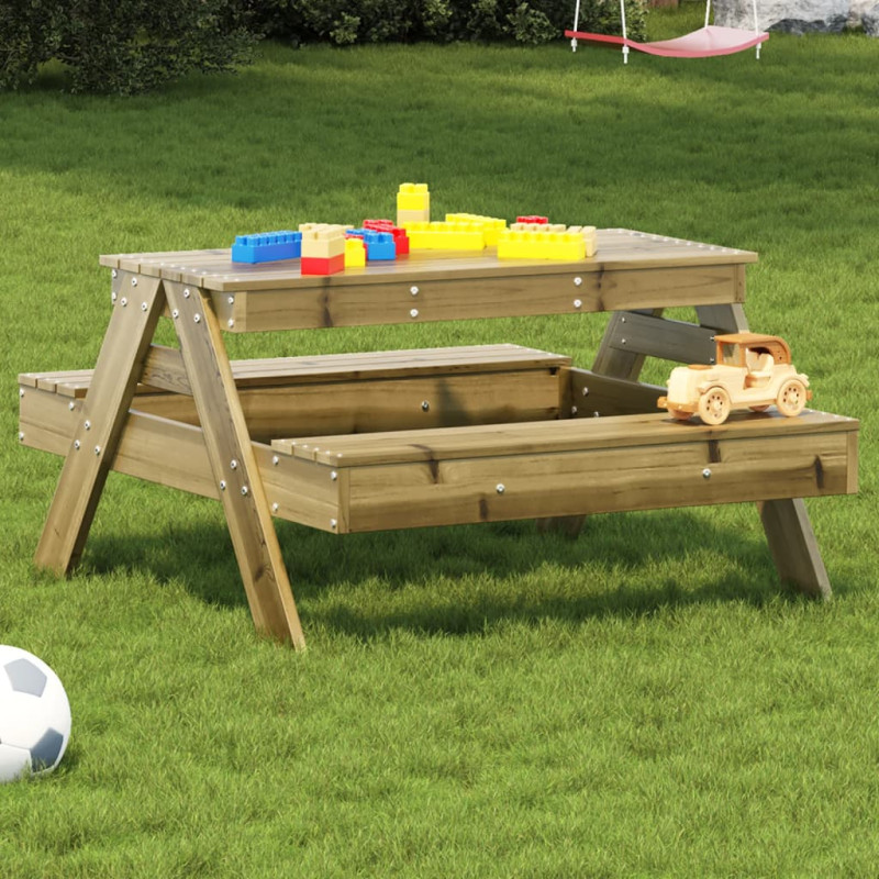 stradeXL Picnic Table for...