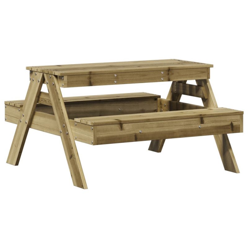 stradeXL Picnic Table for...