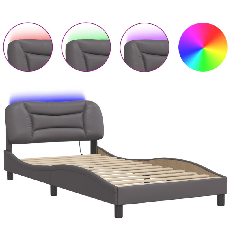 stradeXL Bed Frame with LED...