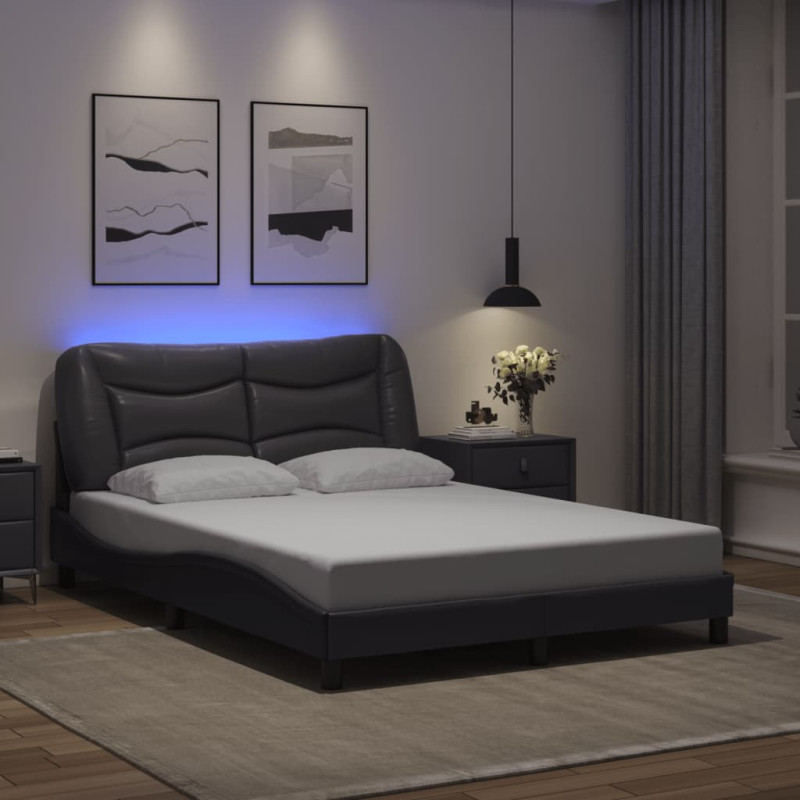 stradeXL Bed Frame with LED...