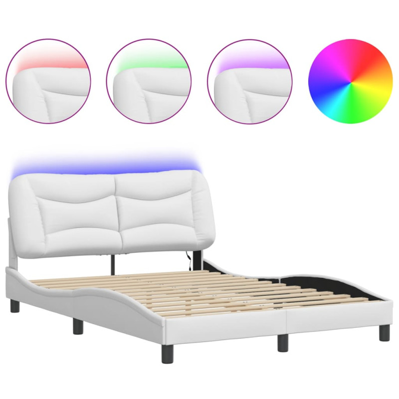 stradeXL Bed Frame with LED...