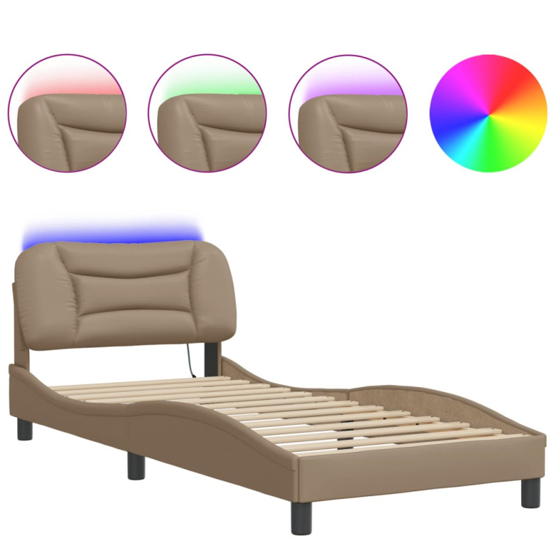 stradeXL Bed Frame with LED...