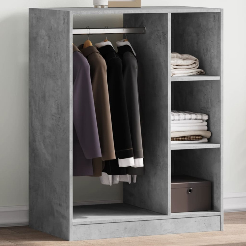 stradeXL Wardrobe Concrete...