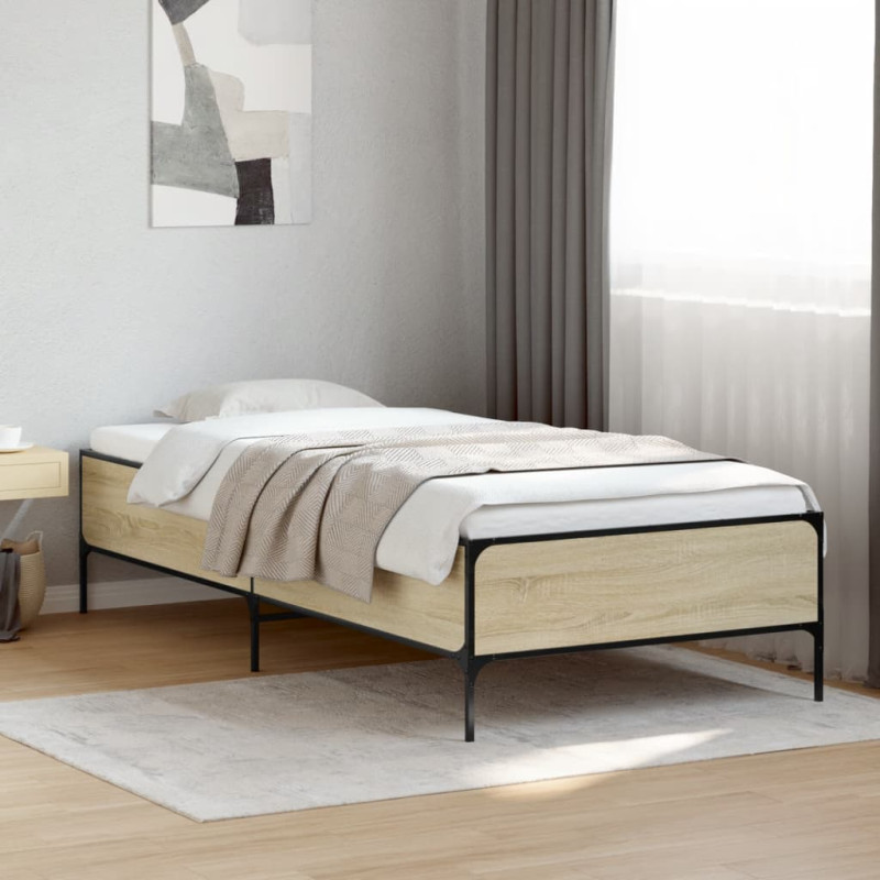 stradeXL Bed Frame Sonoma...