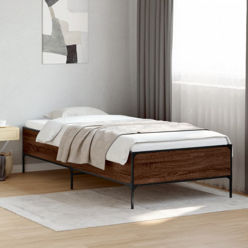 stradeXL Bed Frame Brown...