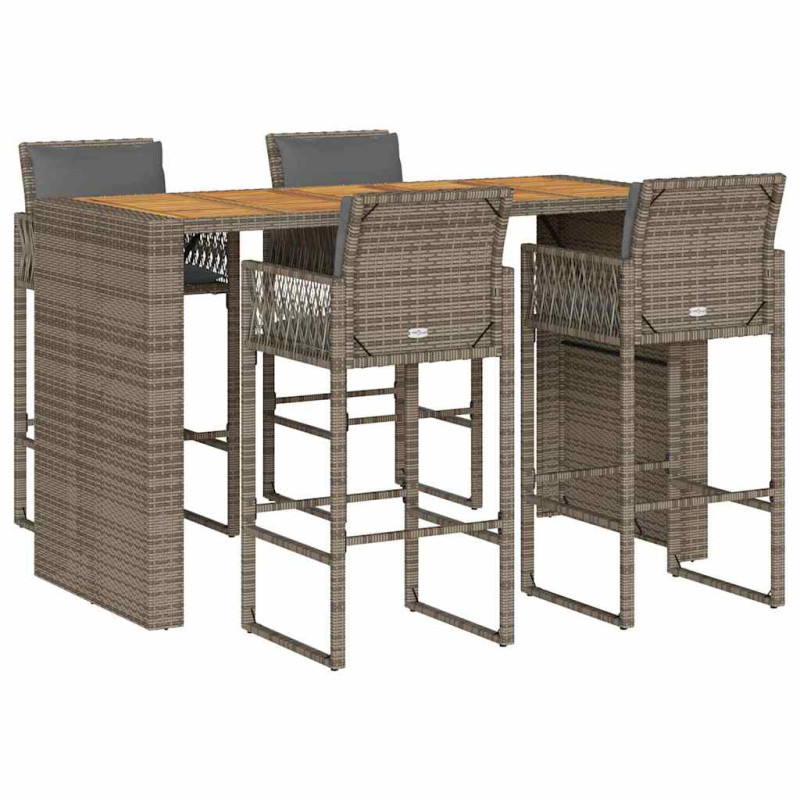 stradeXL 5 Piece Garden Bar...