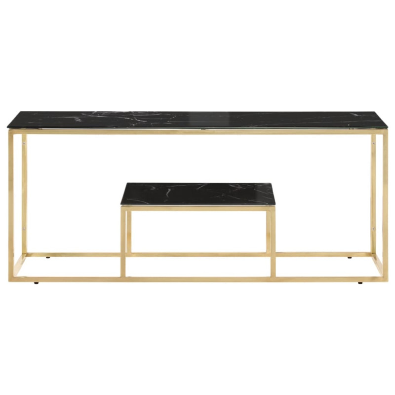 stradeXL Coffee Table Gold...