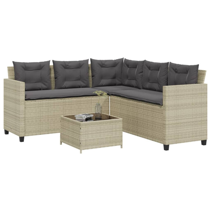 stradeXL Garden Sofa with...