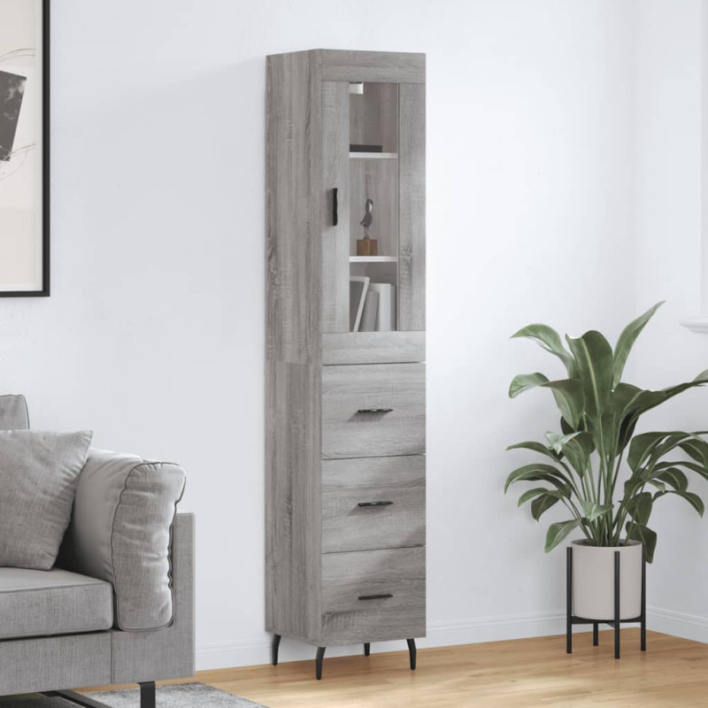 stradeXL Highboard Grey...