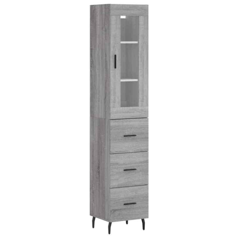 stradeXL Highboard Grey...