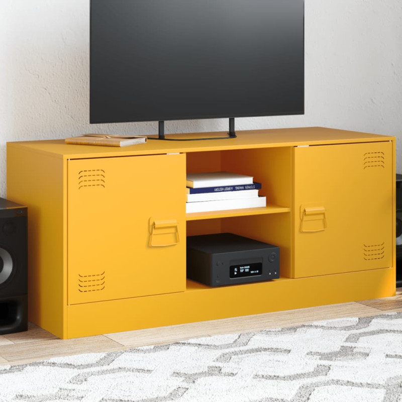 stradeXL TV Cabinet Mustard...