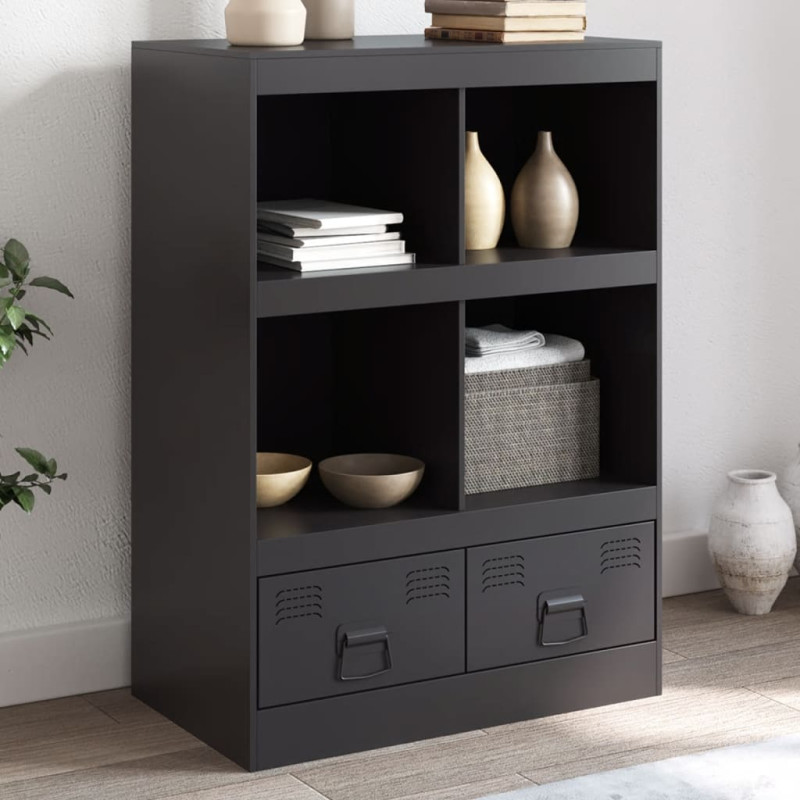 stradeXL Highboard Schwarz...