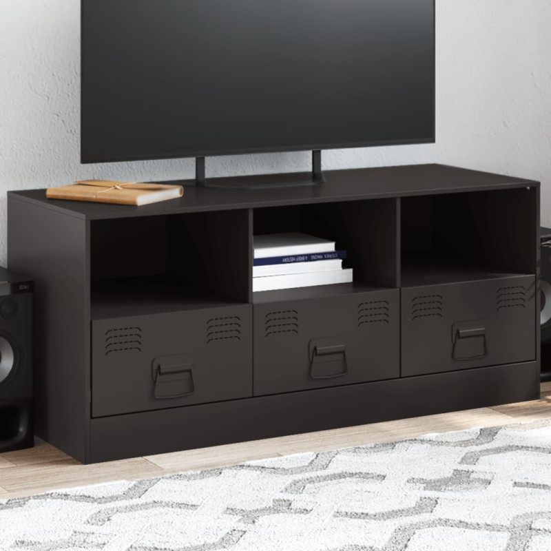 stradeXL TV Cabinet Black...