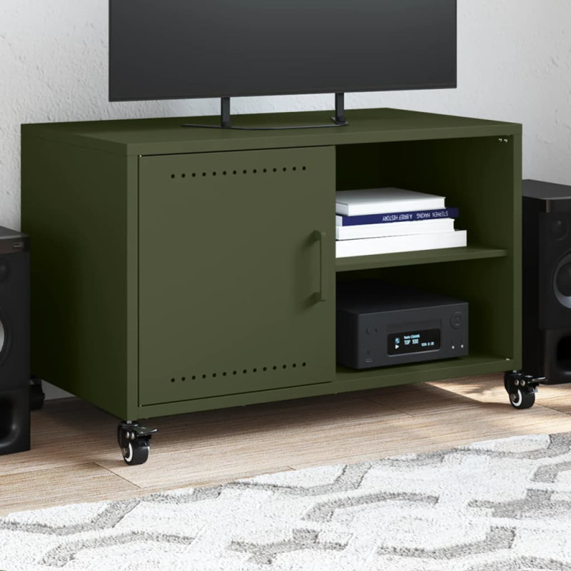 stradeXL TV Cabinet Olive...