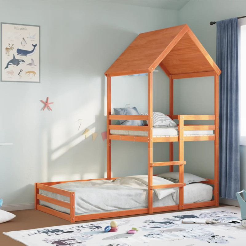 stradeXL Bunk Bed with Roof...