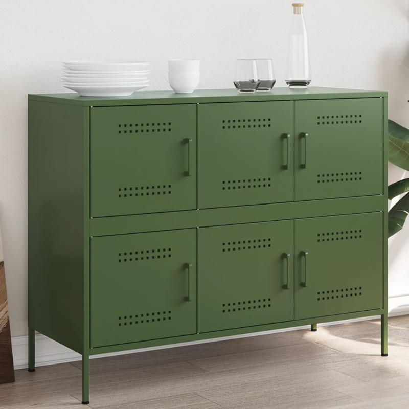 stradeXL Sideboard Olive...