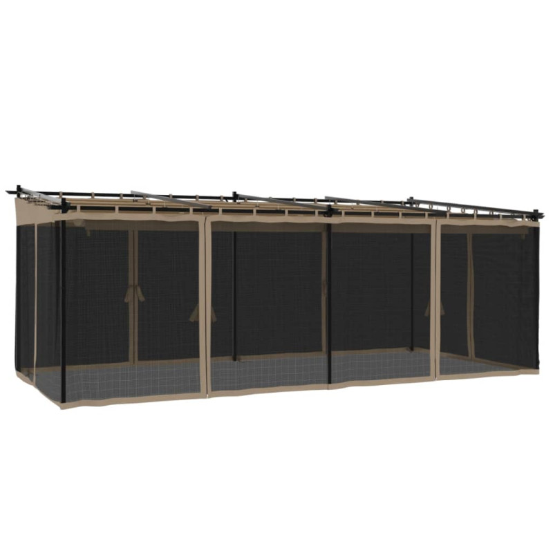 stradeXL Gazebo with Mesh...