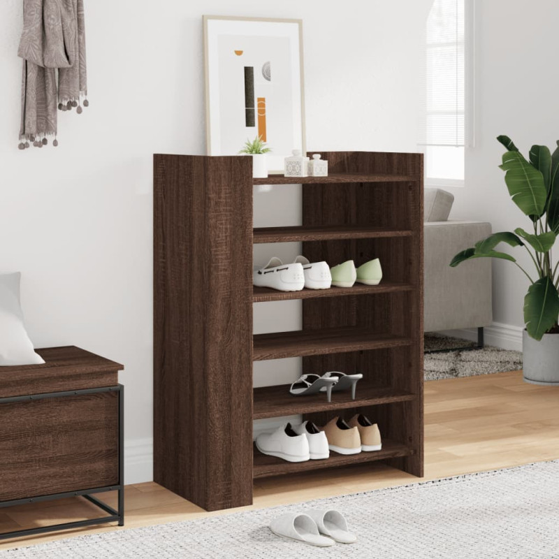 stradeXL Shoe Cabinet Brown...