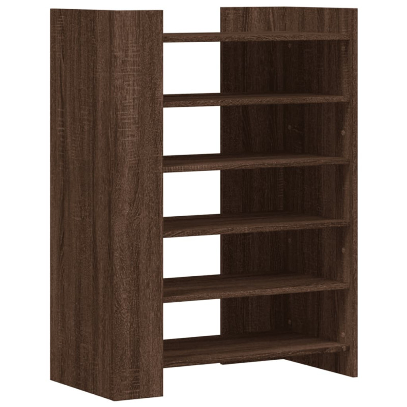 stradeXL Shoe Cabinet Brown...