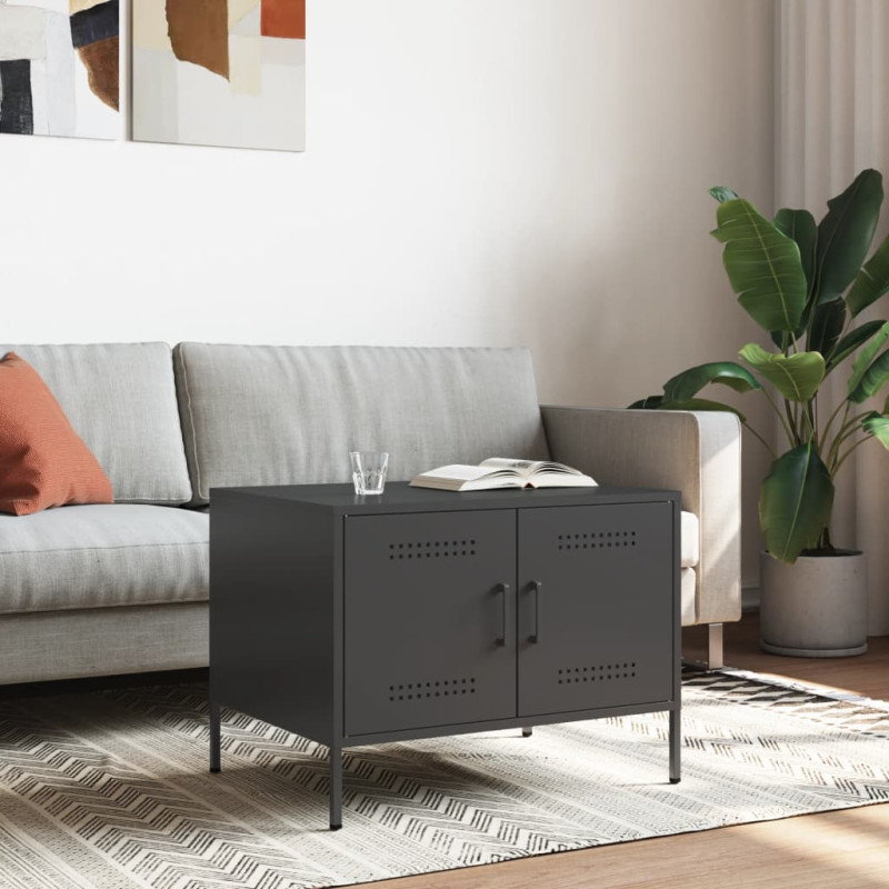 stradeXL Coffee Table Black...