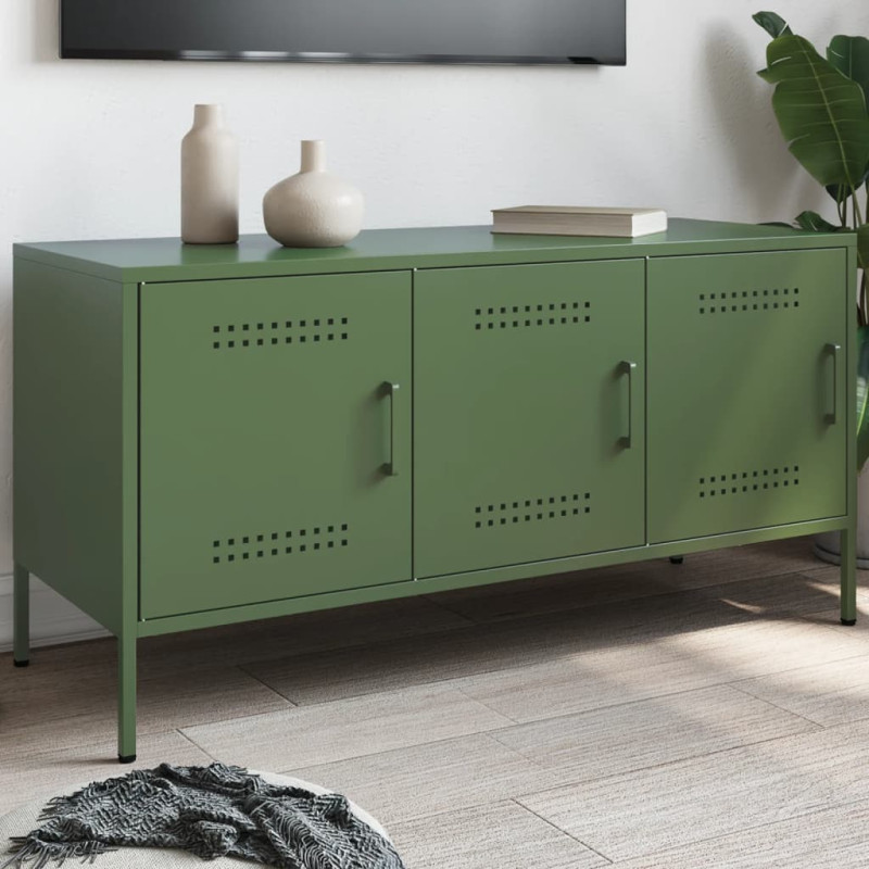 stradeXL TV Cabinet Olive...