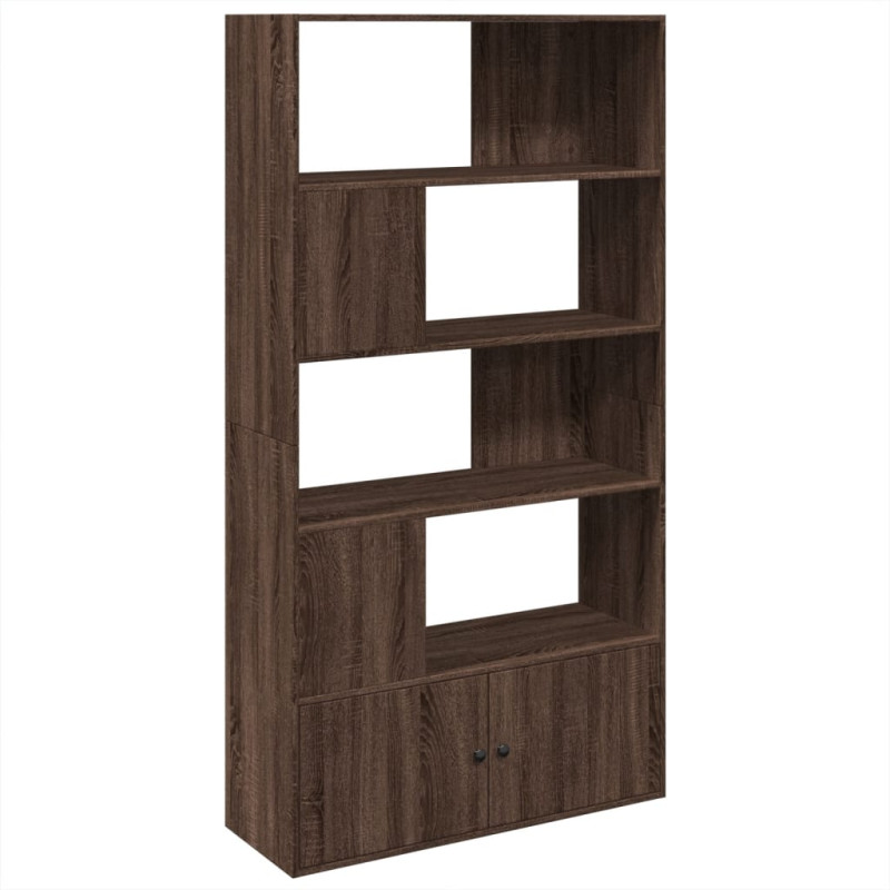 stradeXL Bookcase Brown Oak...