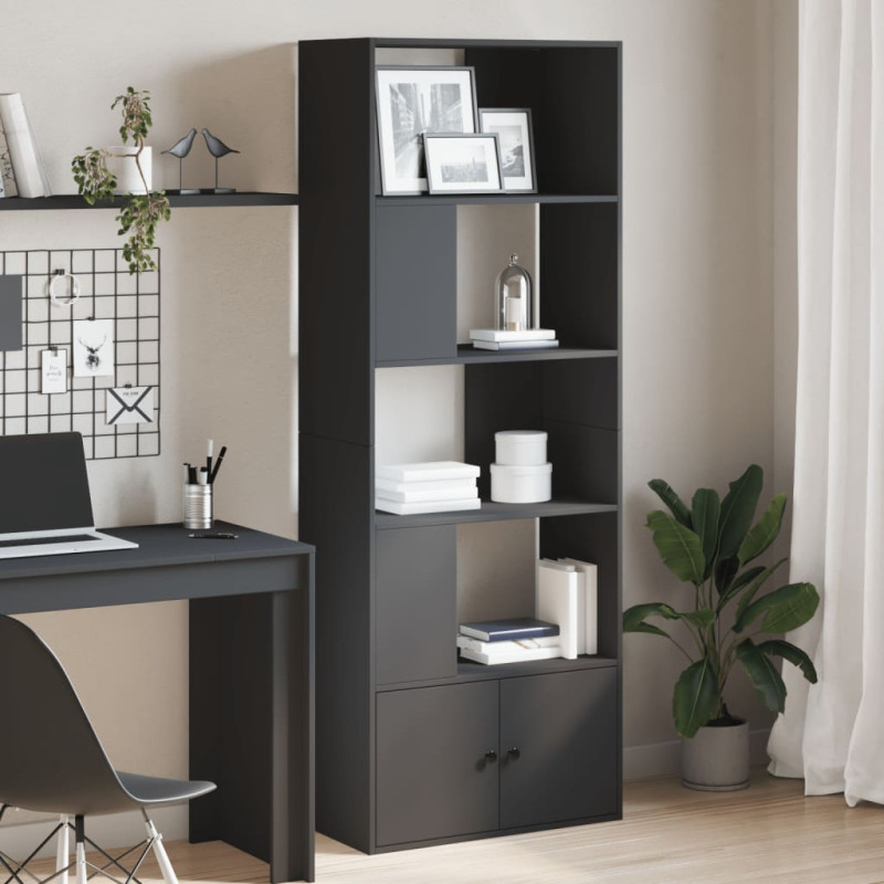 stradeXL Bookcase Black...