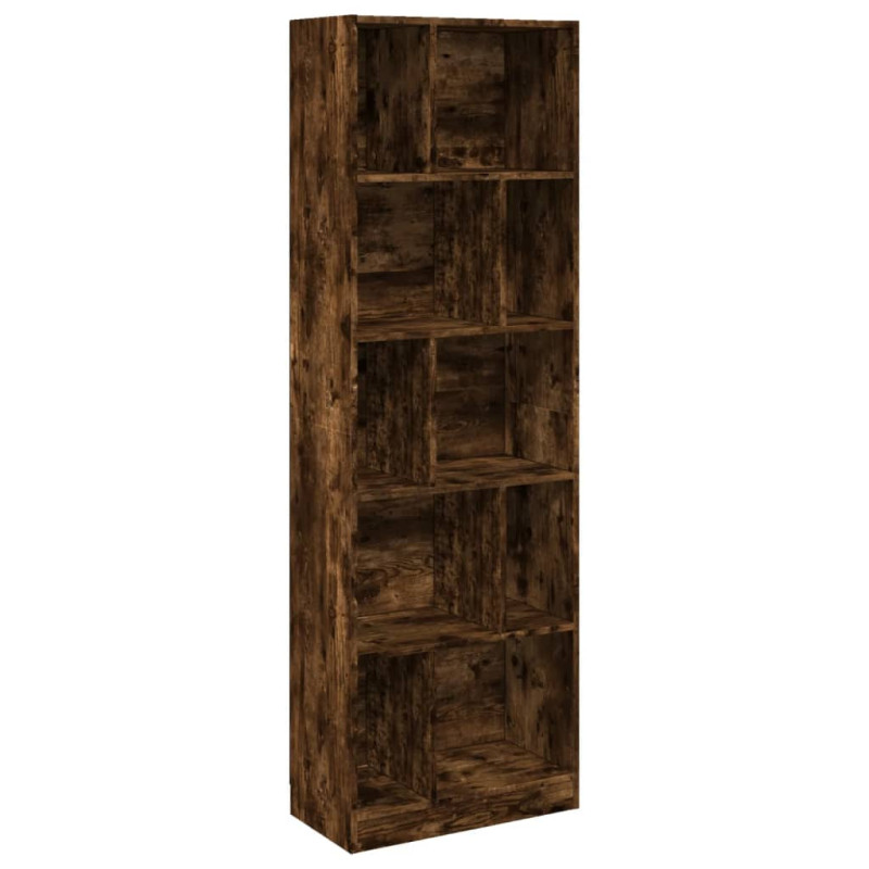 stradeXL Bookcase Smoked...