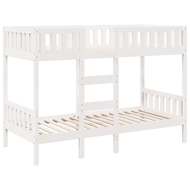 stradeXL Bunk Bed White...