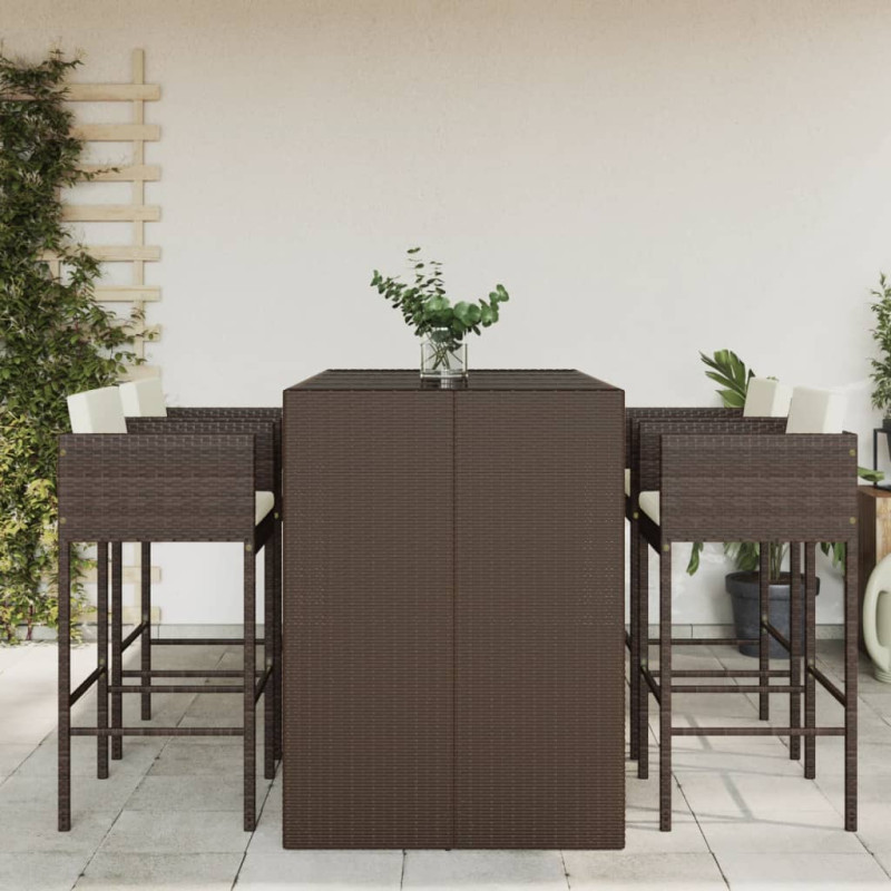 stradeXL 5 Piece Garden Bar...