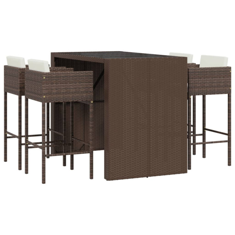 stradeXL 5 Piece Garden Bar...