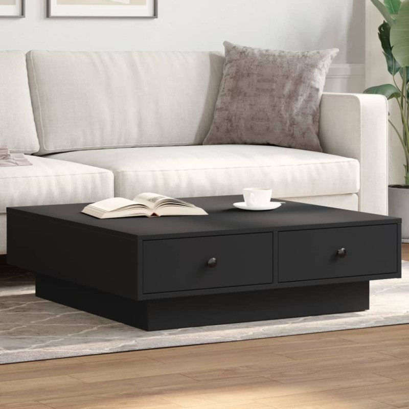 stradeXL Coffee Table Black...