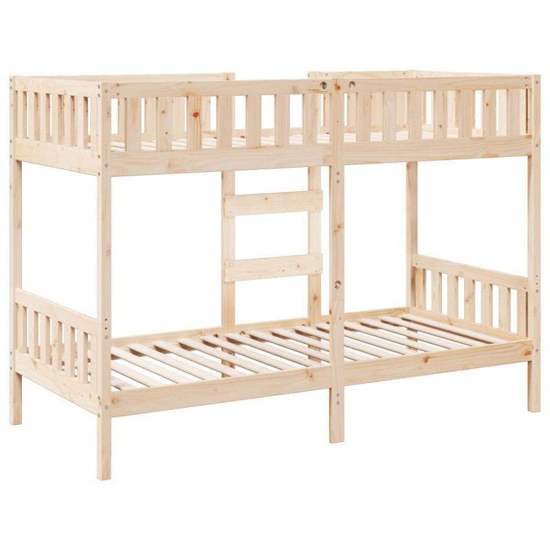 stradeXL Bunk Bed 90x190 cm...