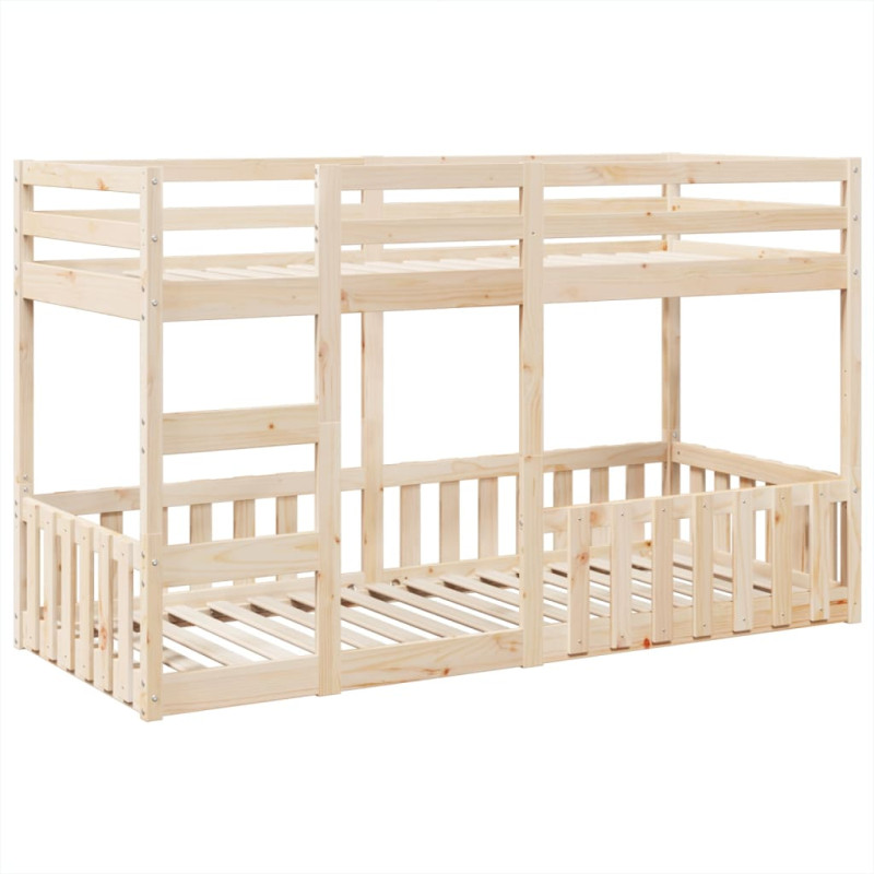 stradeXL Bunk Bed 90x200 cm...