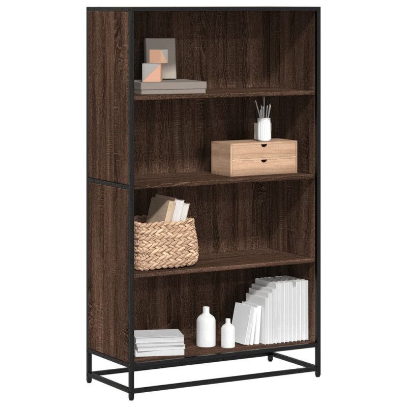 stradeXL Bookcase Brown Oak...