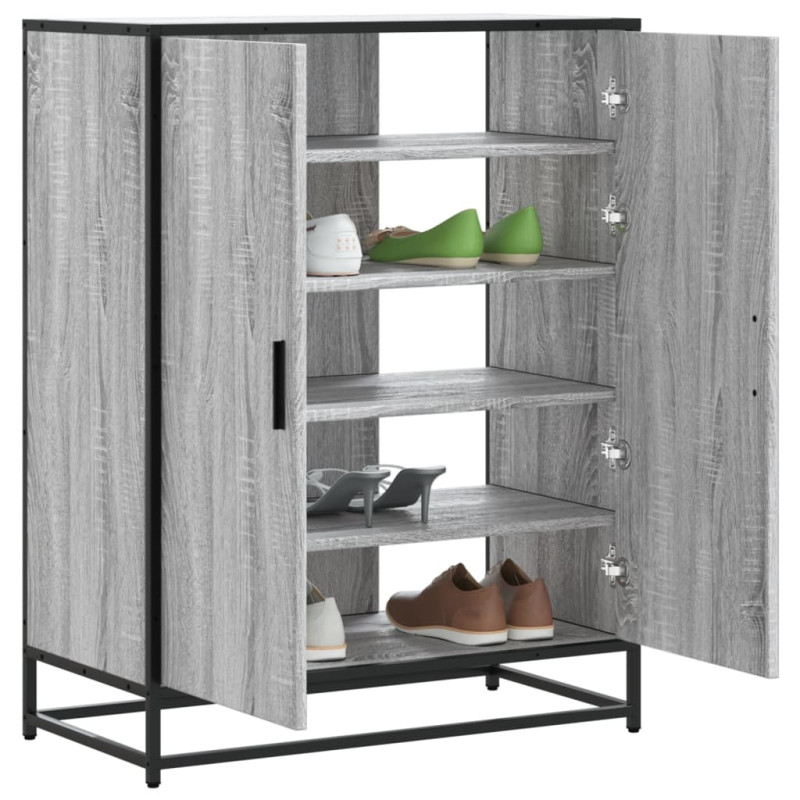 stradeXL Shoe Cabinet Grey...