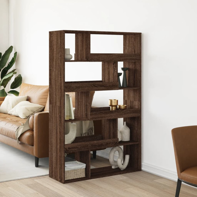 stradeXL Bookcase Brown Oak...