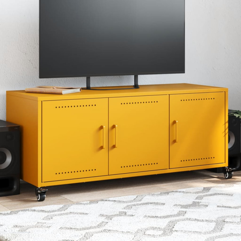 stradeXL TV Cabinet Mustard...