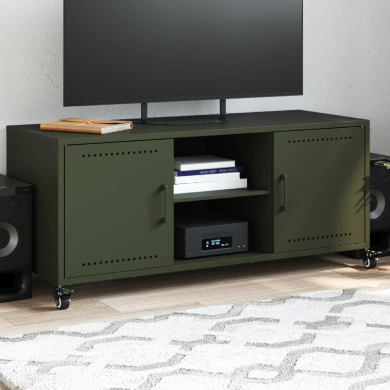 stradeXL TV Cabinet Olive...