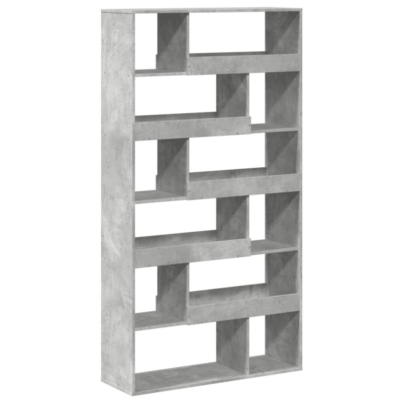 stradeXL Bookcase Concrete...