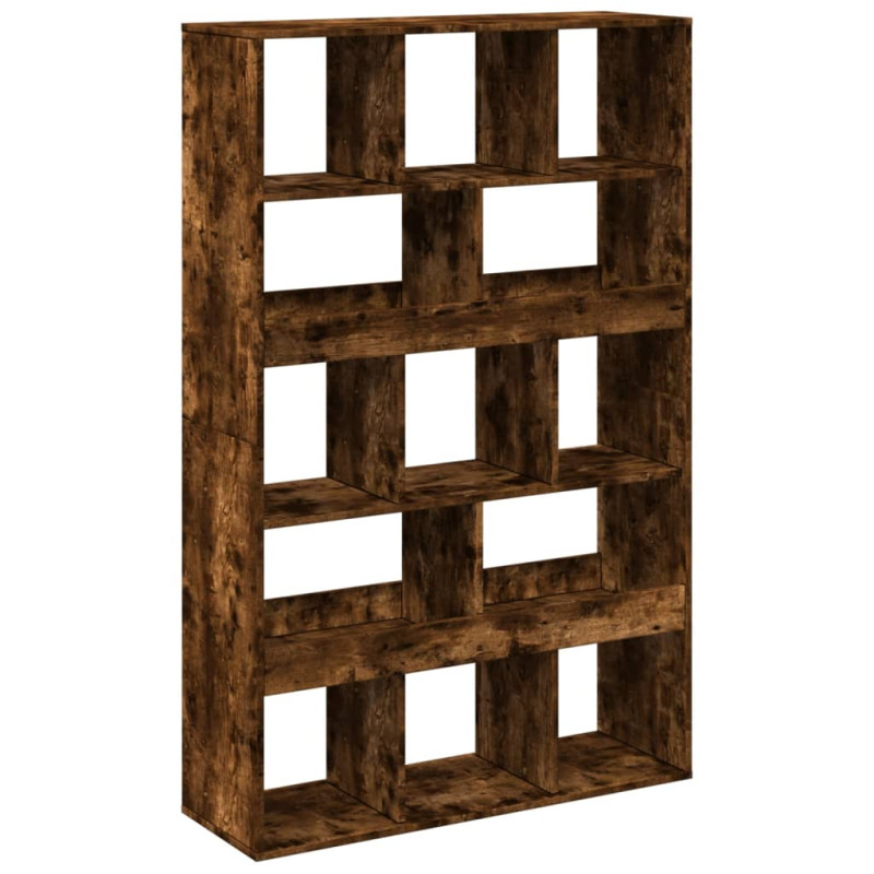 stradeXL Bookcase Smoked...