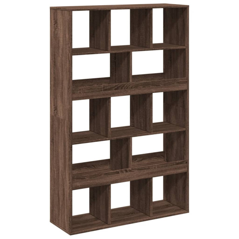 stradeXL Bookcase Brown Oak...