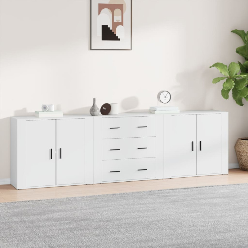 stradeXL Sideboards 3 pcs...